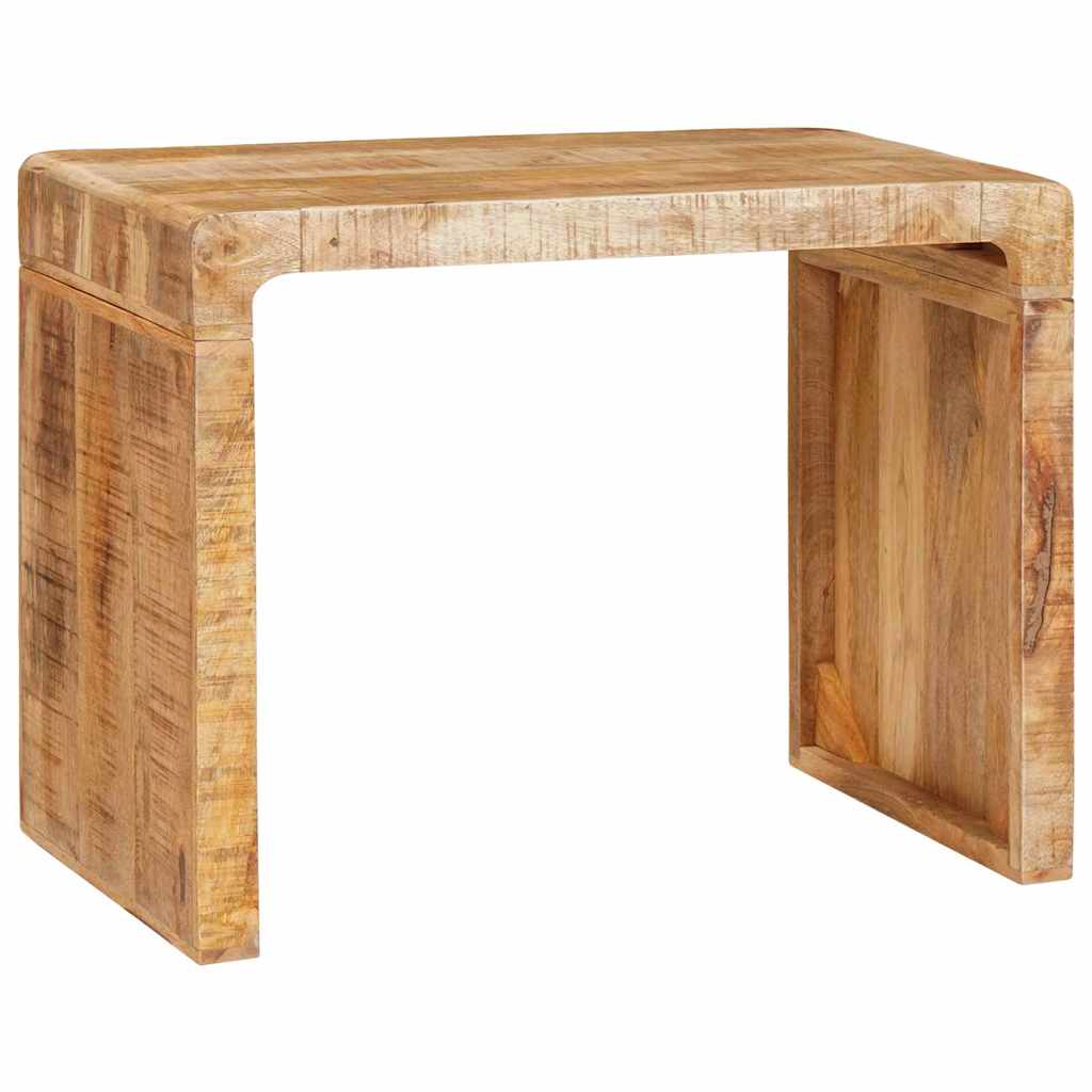 Tavolino Marrone 60 x 35 x 45 cm legno massello di mango