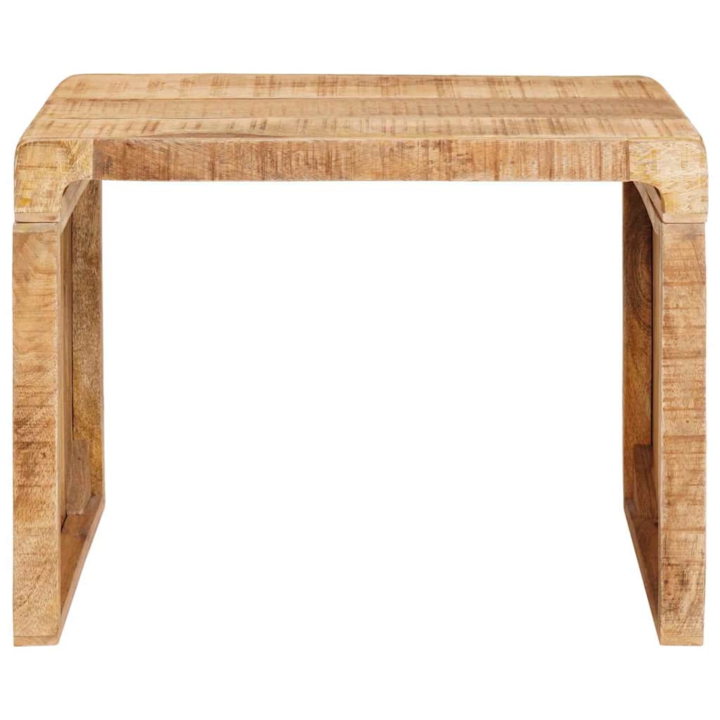 Tavolino Marrone 60 x 35 x 45 cm legno massello di mango