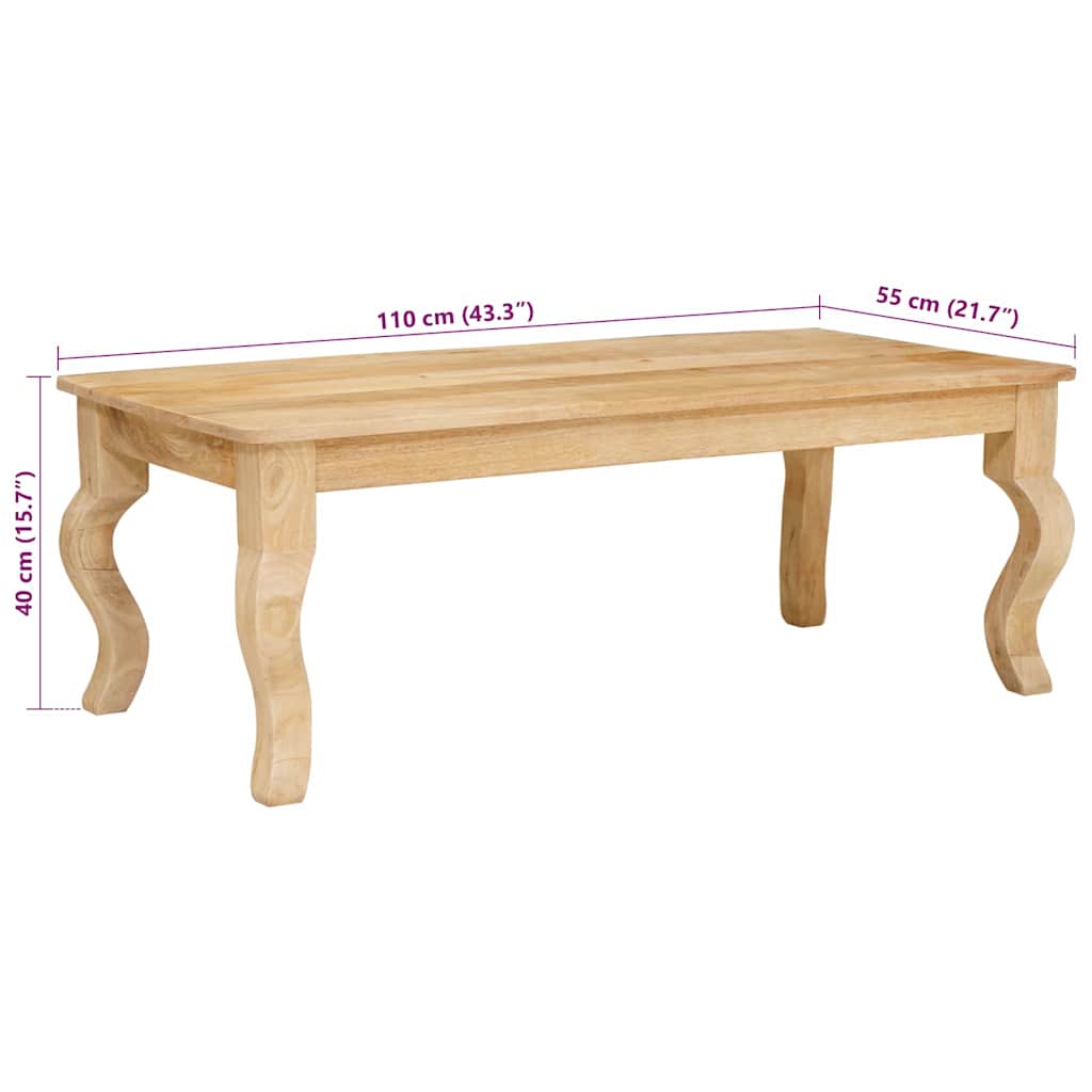 Tavolino da salotto Marrone 110 x 55 x 40 cm | homemem39
