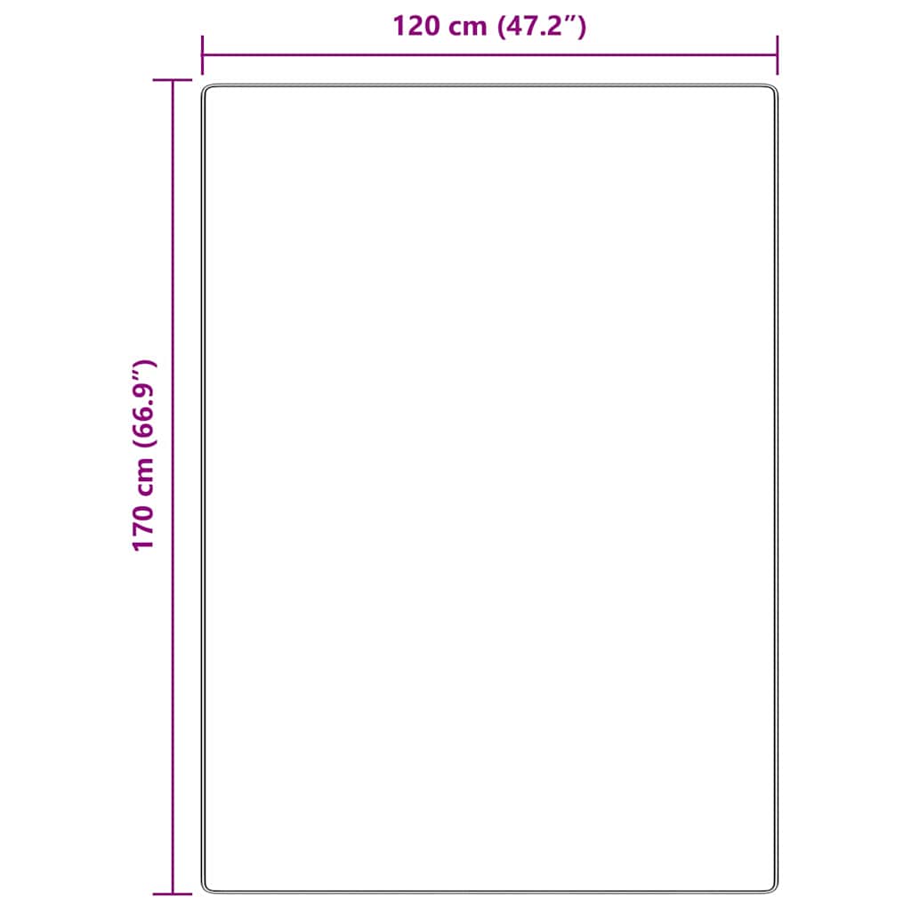 Tappeto Shaggy Antiscivolo Marrone 120 x 170 cm PP | homemem39