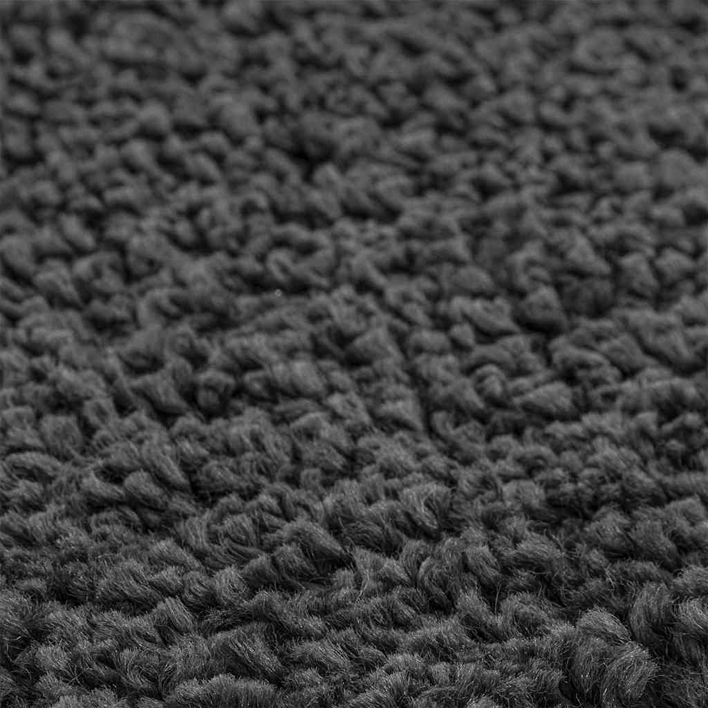 Tappeto da bagno Grigio scuro 50 x 50 cm Polipropilene