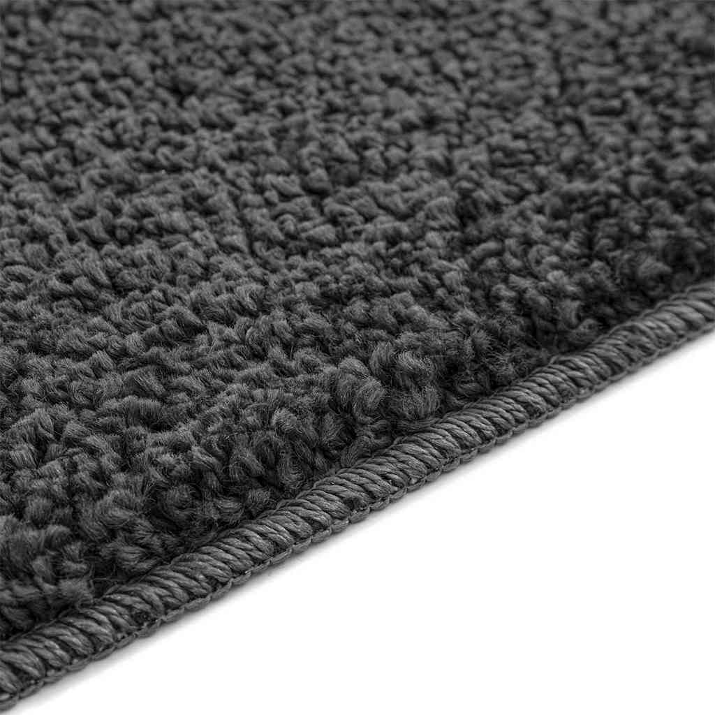 Tappeto da bagno Grigio scuro 50 x 50 cm Polipropilene