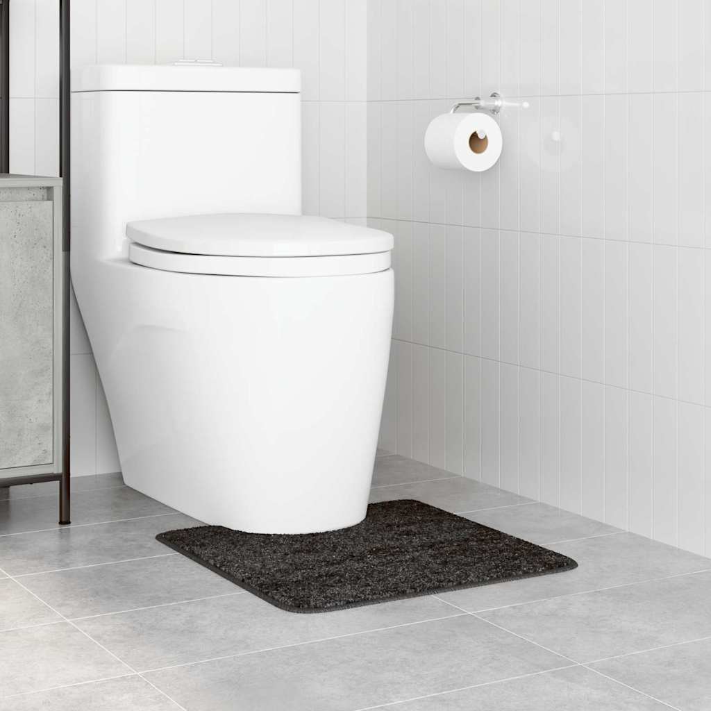 Tappeto da bagno Grigio scuro 50 x 50 cm Polipropilene