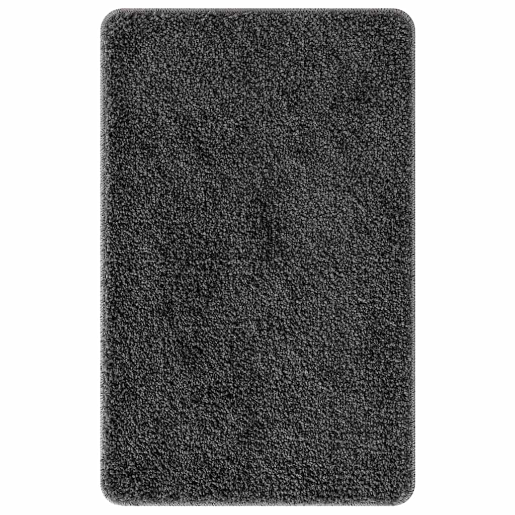Tappeto da bagno Grigio scuro 50 x 80 cm Polipropilene