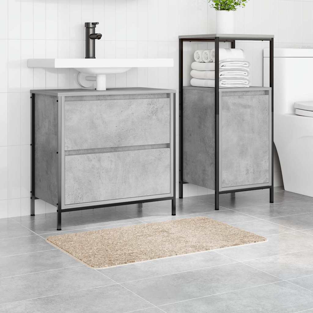 Tappeto da bagno Crema 50 x 80 cm Polipropilene