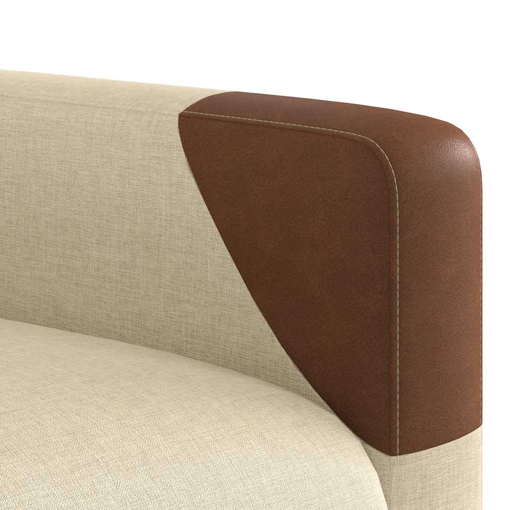 Poltrona Elettrica Reclinabile Crema in Tessuto | homemem39