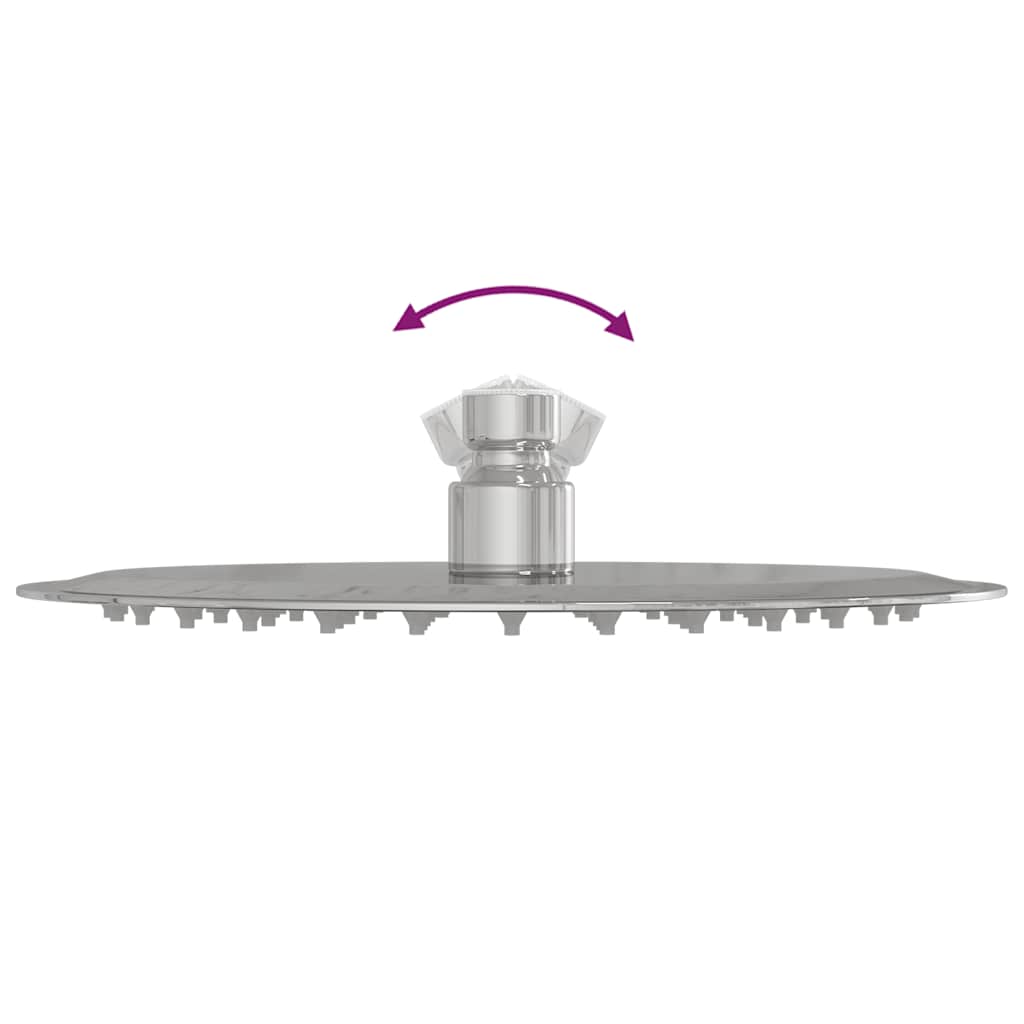Testa Doccia a Pioggia in Acciaio Inox 304 20 cm Rotonda - homemem39