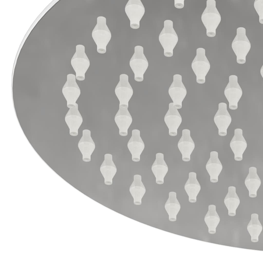 Testa Doccia a Pioggia in Acciaio Inox 304 20 cm Rotonda - homemem39