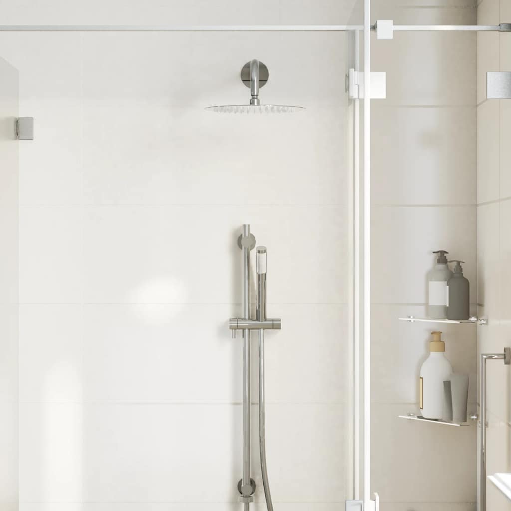 Testa Doccia a Pioggia in Acciaio Inox 304 25 cm Rotonda - homemem39