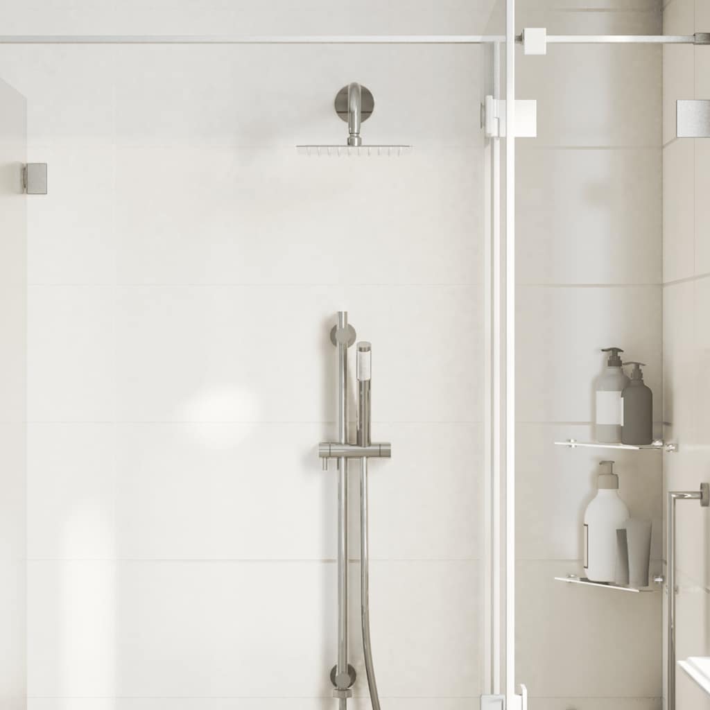 Testa Doccia a Pioggia in Acciaio Inox 304 20x20 cm Quadrata - homemem39