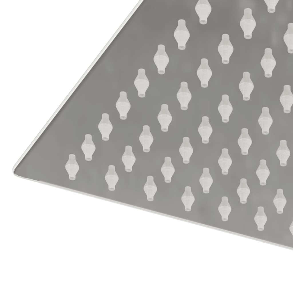 Testa Doccia a Pioggia in Acciaio Inox 304 20x20 cm Quadrata - homemem39