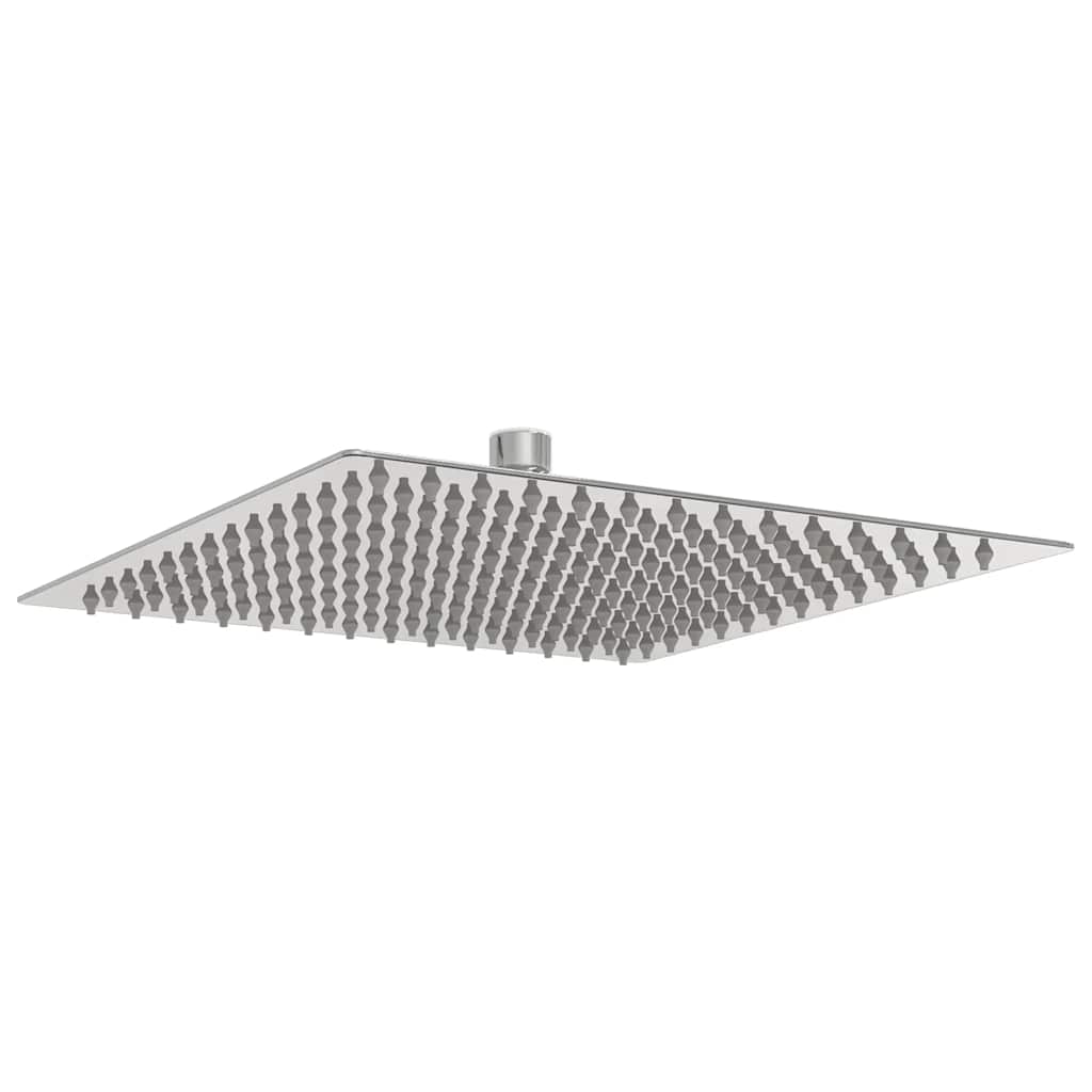 Testa Doccia a Pioggia in Acciaio Inox 304 25x25 cm Quadrata - homemem39