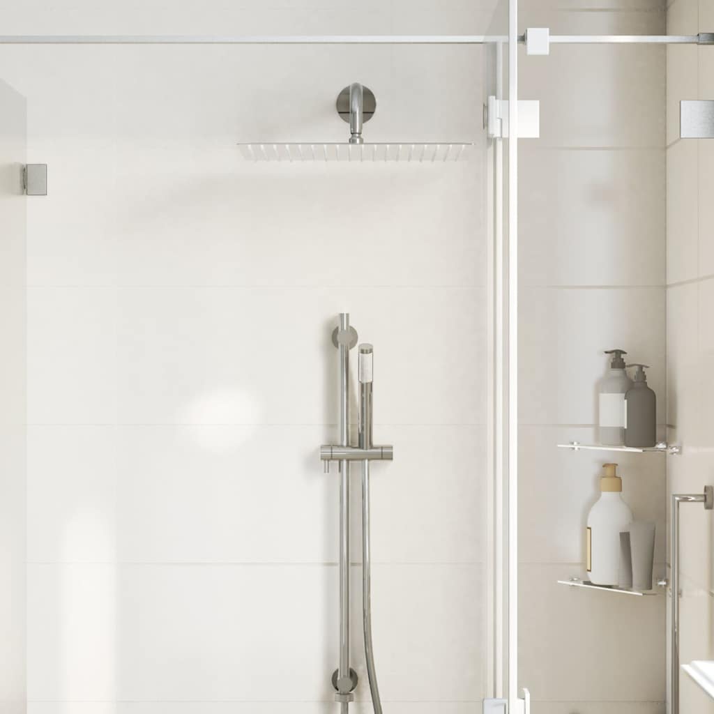 Testa Doccia a Pioggia in Acciaio Inox 304 40x40 cm Quadrata - homemem39