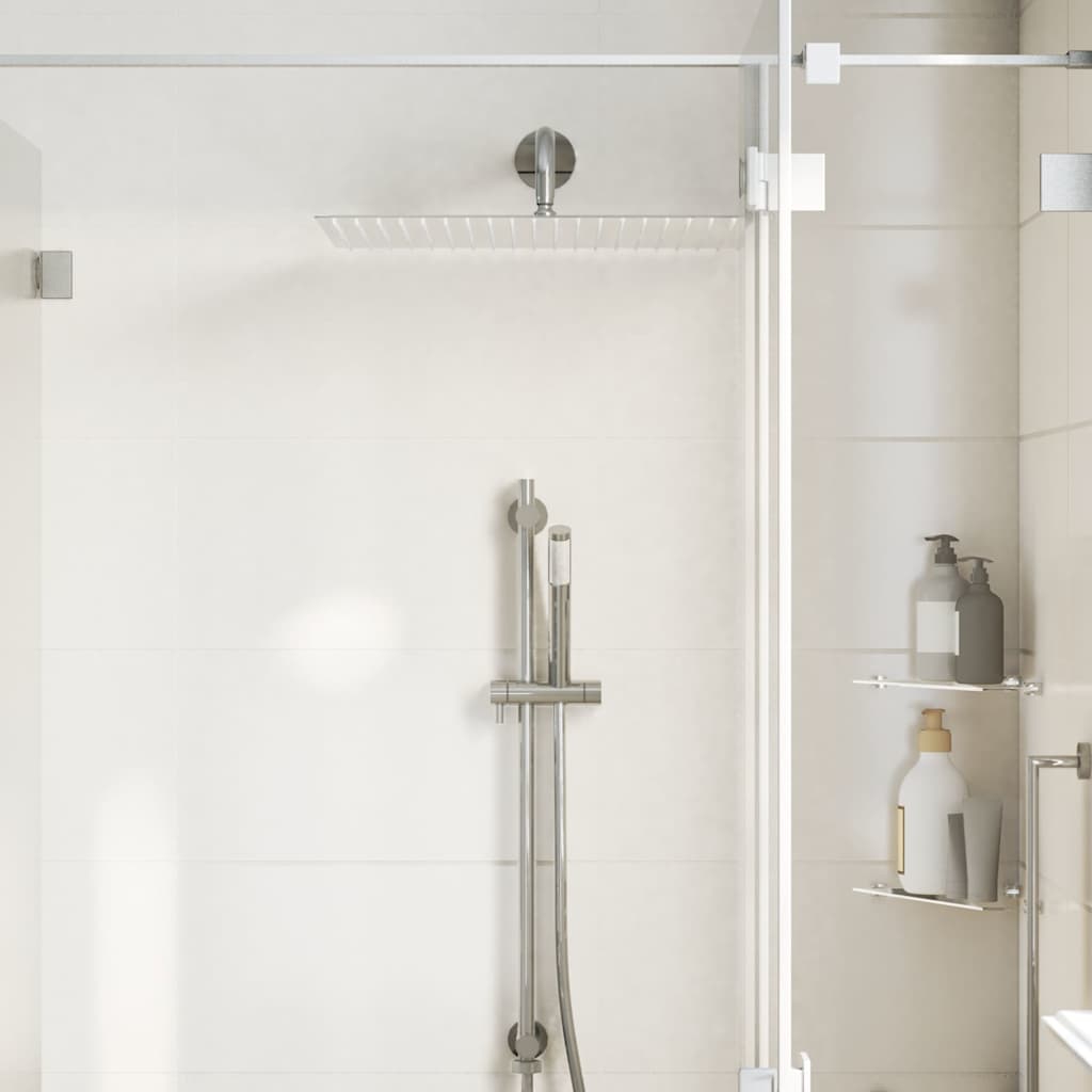 Testa Doccia a Pioggia in Acciaio Inox 304 50x50 cm Quadrata - homemem39