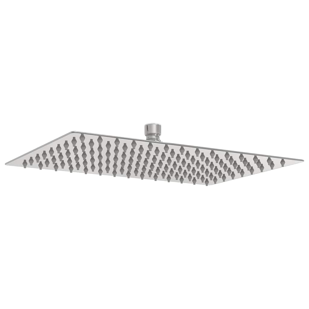 Testa Doccia a Pioggia Acciaio Inox 304 30x20 cm Rettangolare - homemem39