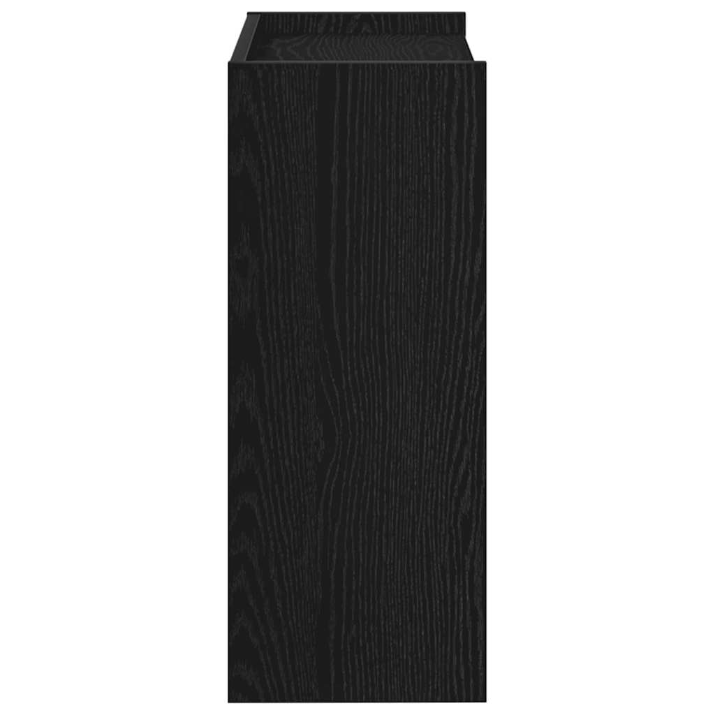 Scarpiera Nera 60x25x62 cm in Legno Multistrato