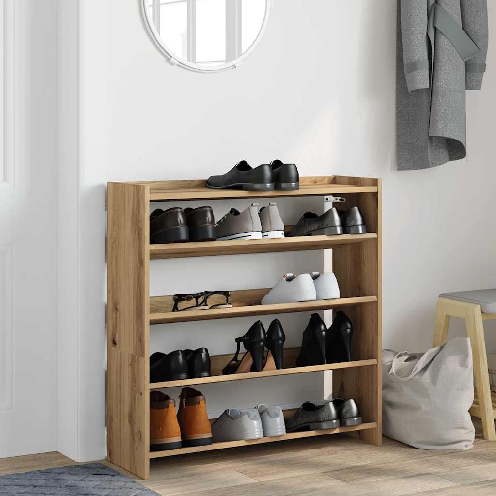 Scarpiera Rovere Artigianale 80x25x81 cm in Legno Multistrato - homemem39