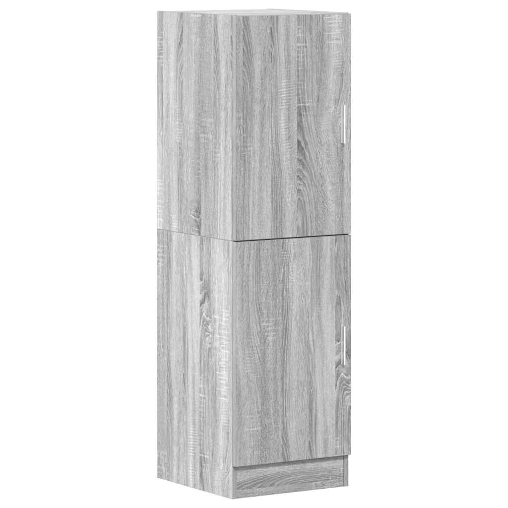 Armadietto Cucina Grigio Sonoma 38x41,5x131,5 cm in Legno - homemem39