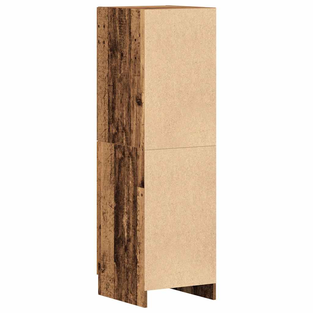 Armadietto Cucina Legno Antico 38x41,5x131,5 cm in Legno - homemem39