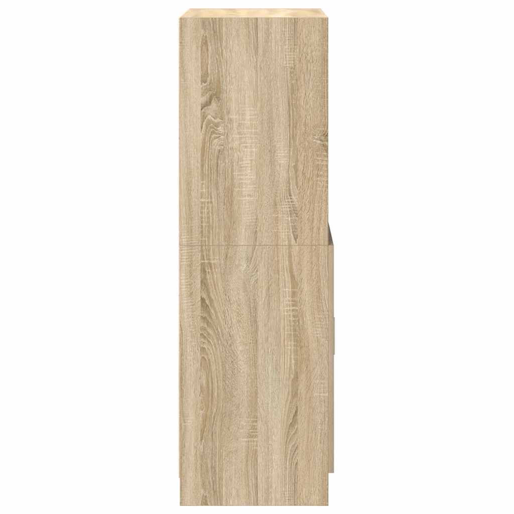 Mobile da Cucina Rovere Sonoma 57x41,5x131,5 cm in Truciolato - homemem39