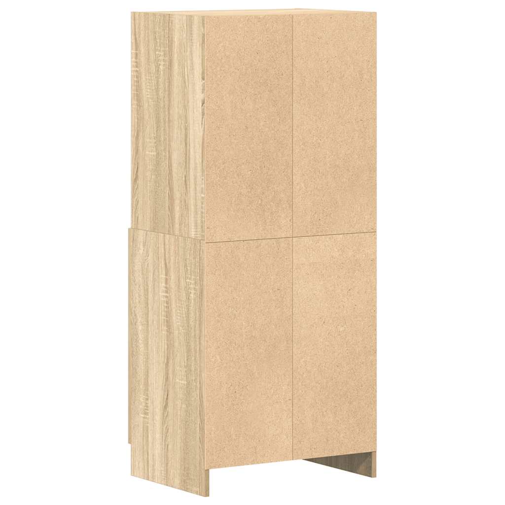 Mobile da Cucina Rovere Sonoma 57x41,5x131,5 cm in Truciolato - homemem39