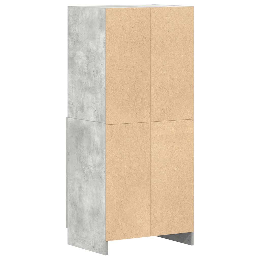 Mobile da Cucina Grigio Cemento 57x41,5x131,5 cm in Truciolato - homemem39