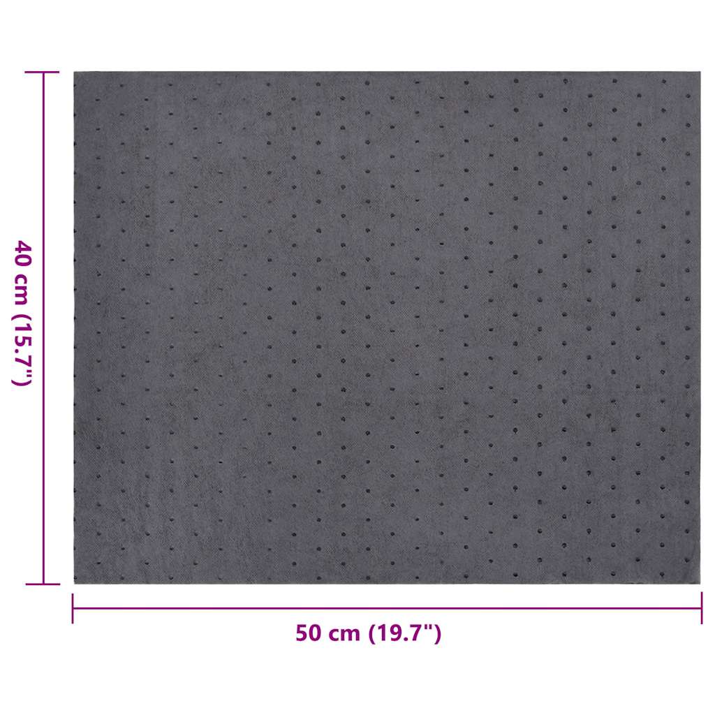 Tamponi Assorbenti per Olio 100 pz Grigi 40x50 cm | homemem39