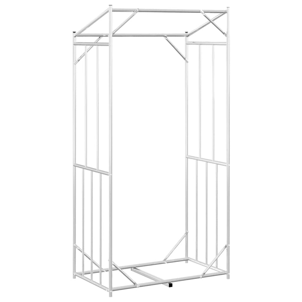 Rastrelliera per Legna con Copertura Antipioggia 100x60x200 cm - homemem39