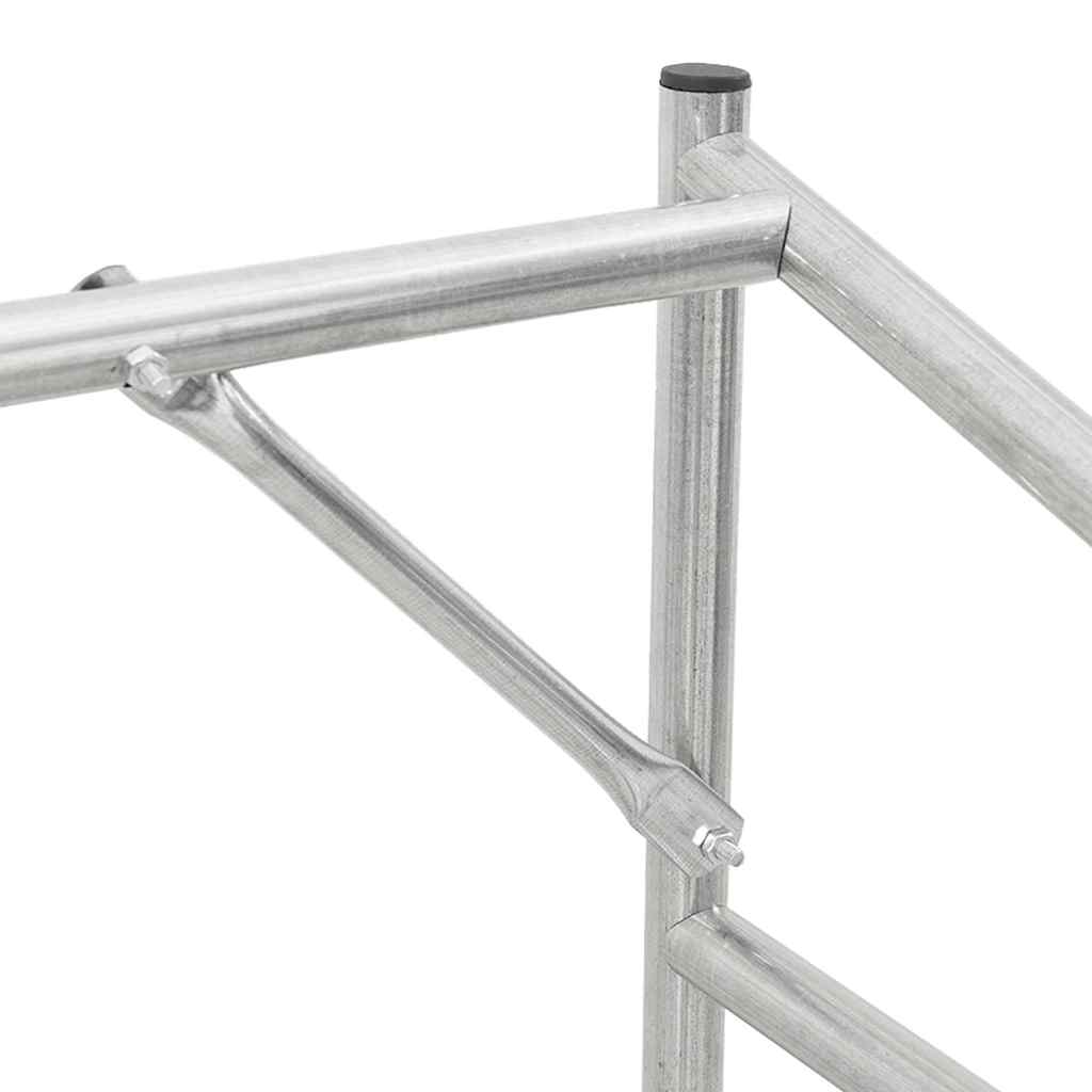 Rastrelliera per Legna con Copertura Antipioggia 100x60x200 cm - homemem39