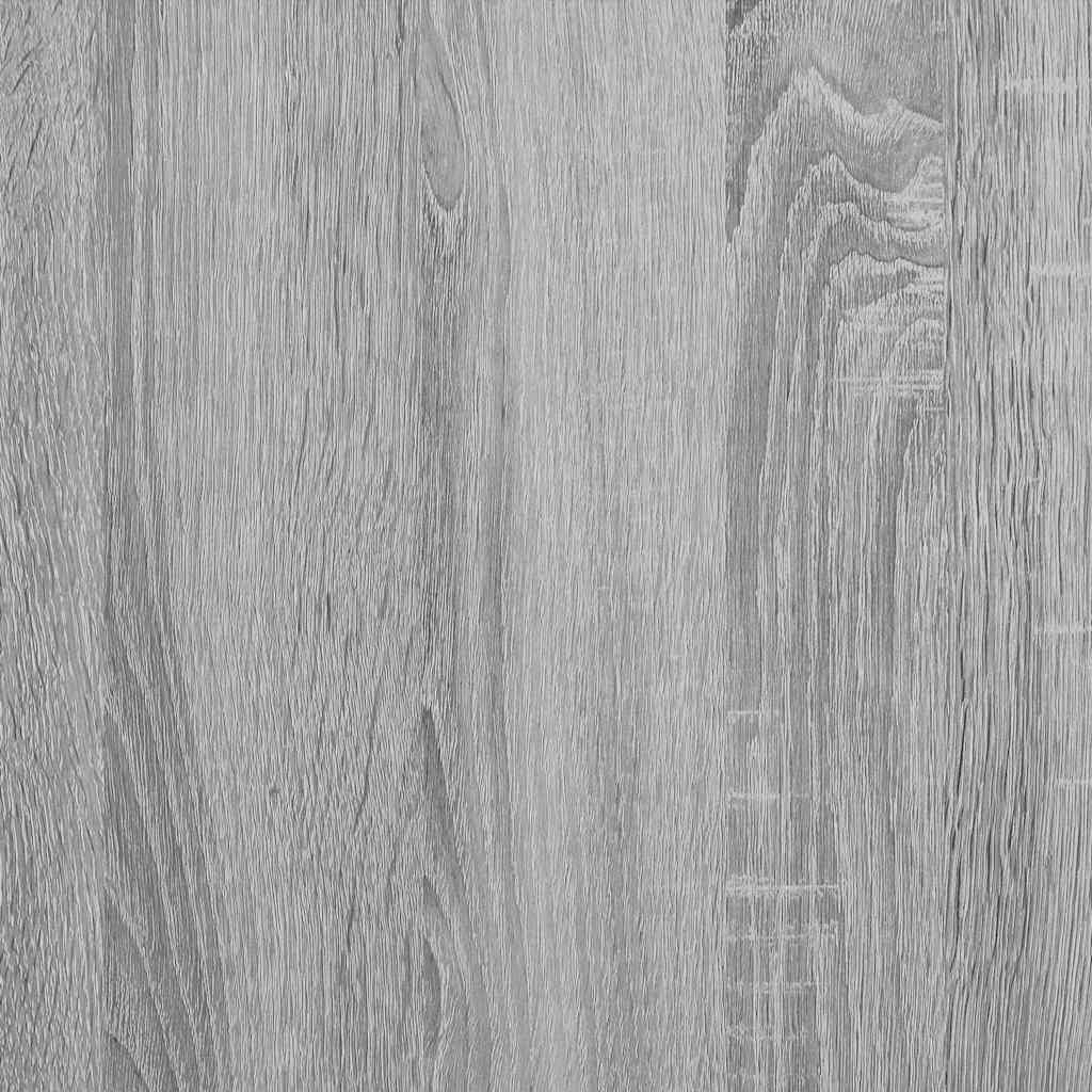 Scrivania Mensole Grigio Sonoma 100x45x140 cm Legno Multistrato - homemem39
