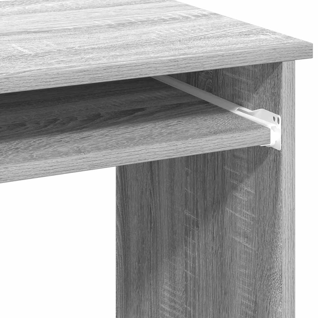 Scrivania Mensole Grigio Sonoma 84x40x78 cm Legno Multistrato - homemem39