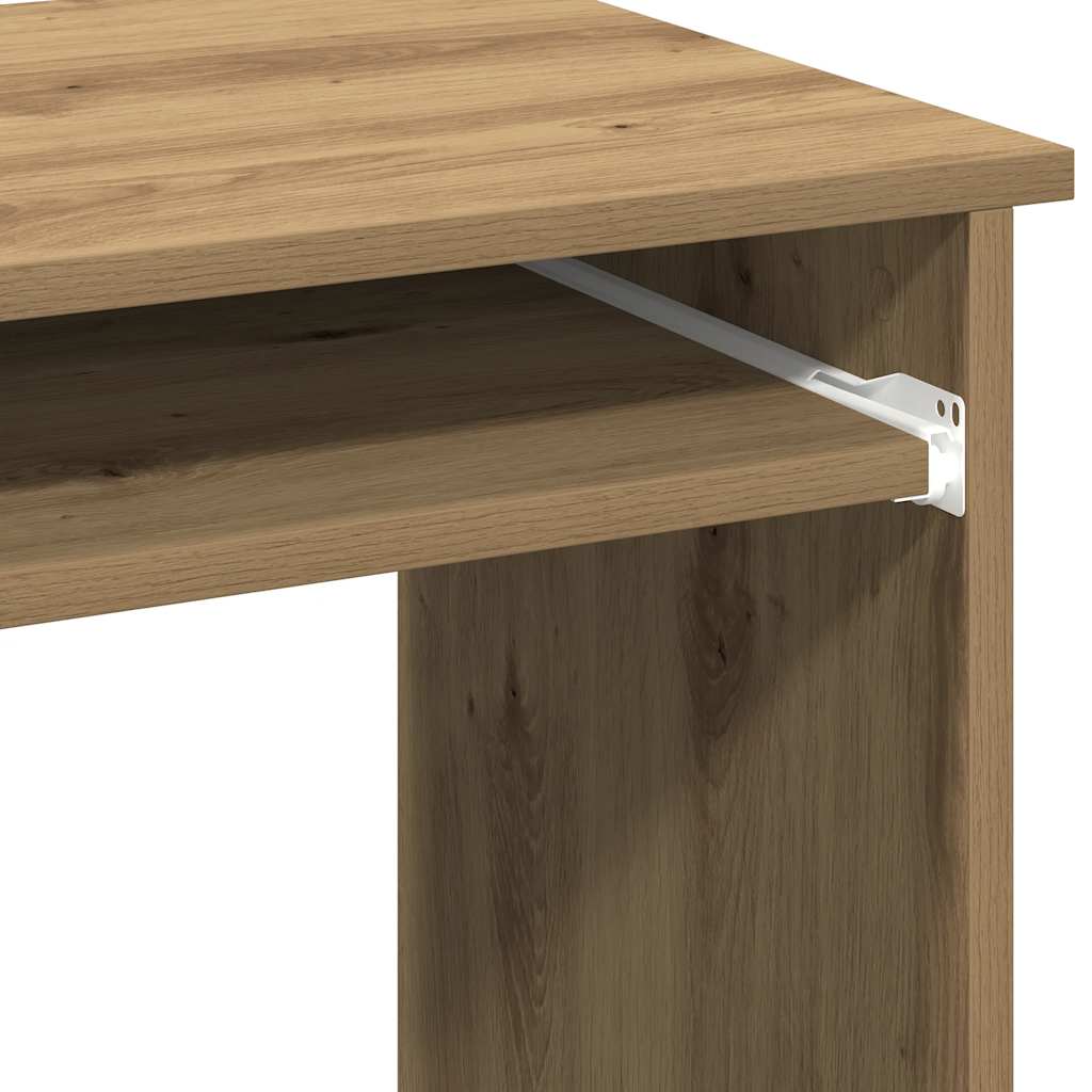 Scrivania Mensole Rovere Artigianale 84x40x78 cm Truciolato - homemem39