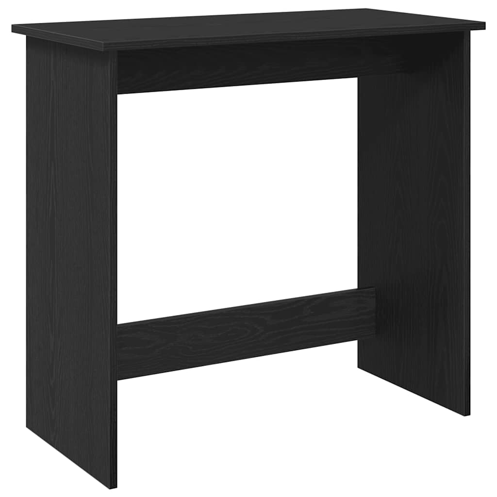 Scrivania Nera 80x40x75 cm in Legno Multistrato - homemem39