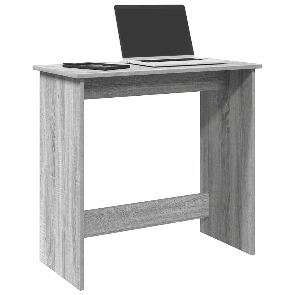 Scrivania Grigio Sonoma 80x40x75 cm in Legno Multistrato - homemem39