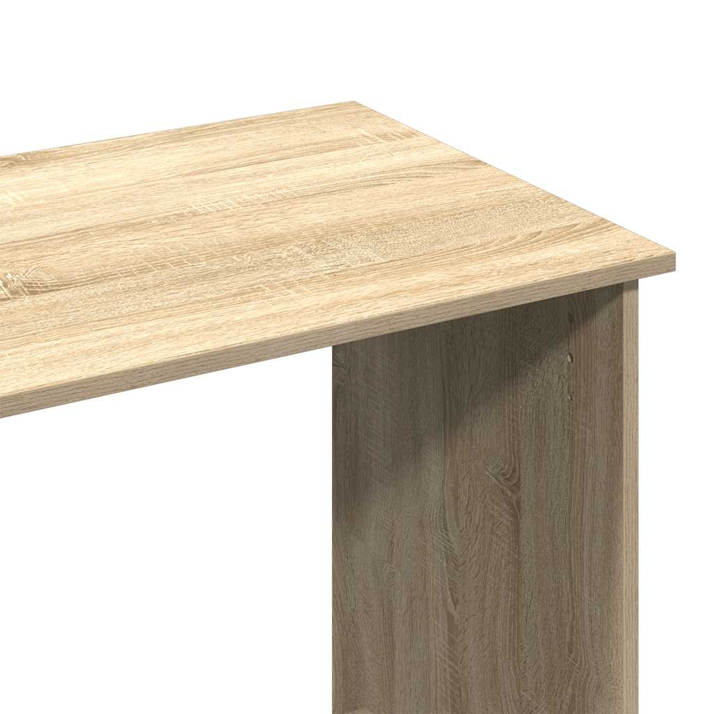 Scrivania Rovere Sonoma 102x50x75 cm in Legno Multistrato - homemem39