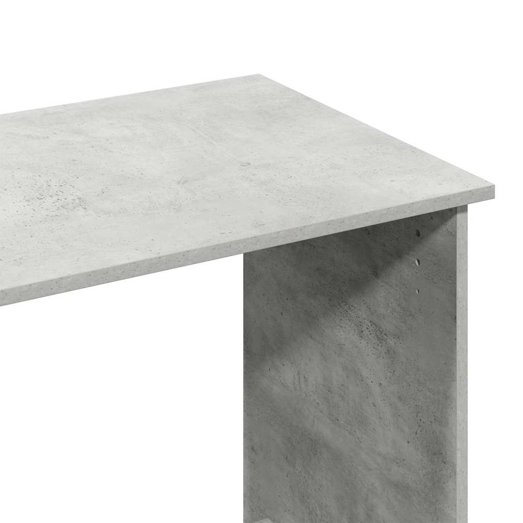Scrivania Grigio Cemento 102x50x75 cm in Legno Multistrato - homemem39