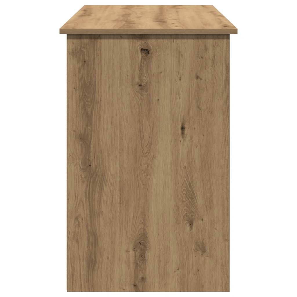 Scrivania Rovere Artigianale 102x50x75 cm in Legno Multistrato - homemem39
