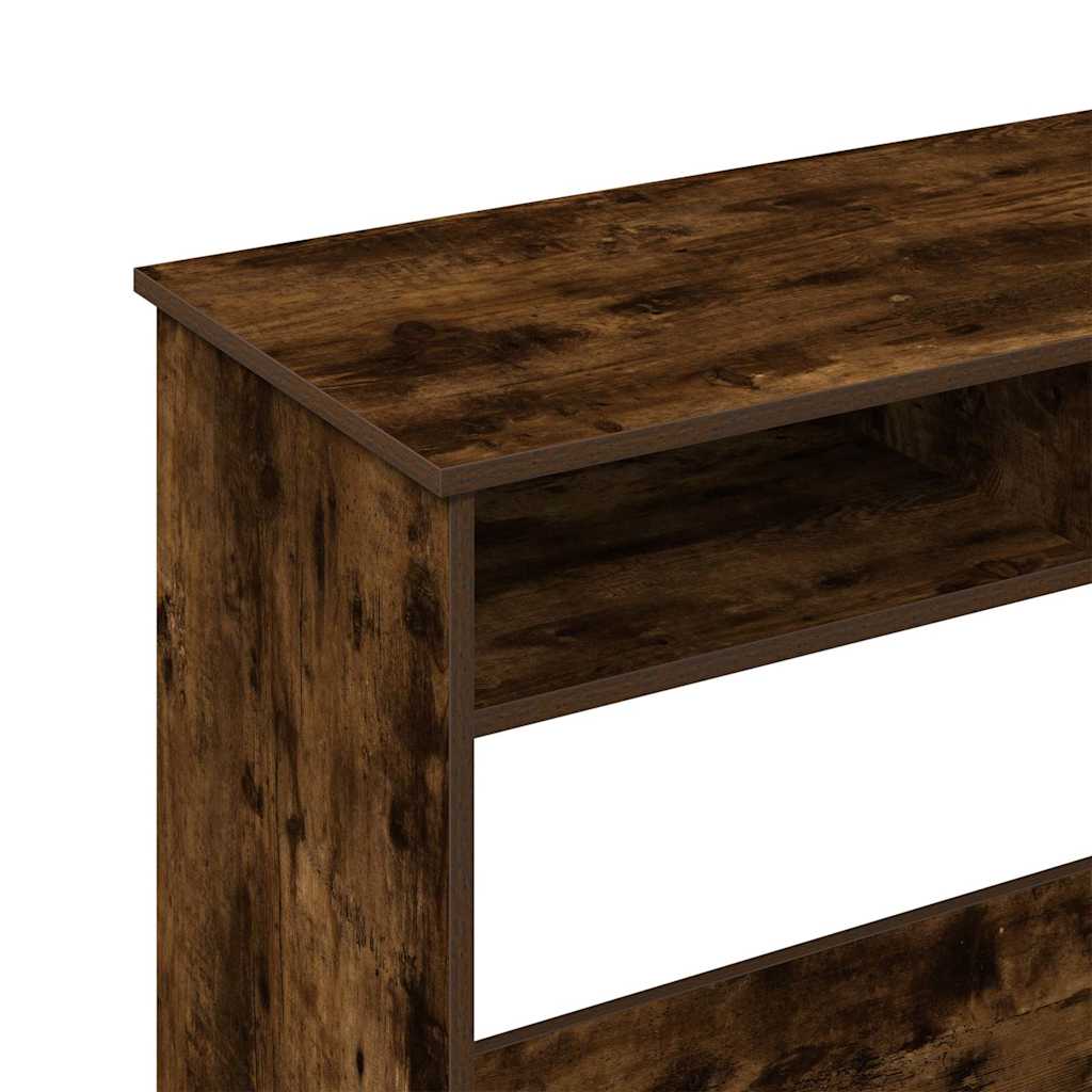 Scrivania Rovere Fumo 80x40x75 cm in Legno Multistrato - homemem39