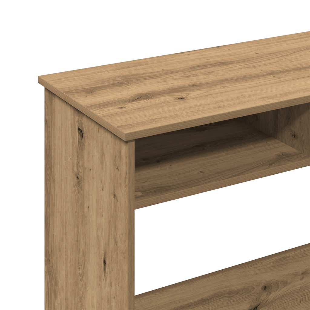 Scrivania Rovere Artigianale 80x40x75 cm in Legno Multistrato - homemem39
