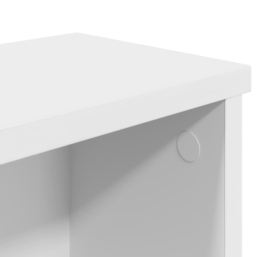 Scaffale da Cucina Impilabile Bianco 50x15x16 cm in Truciolato - homemem39