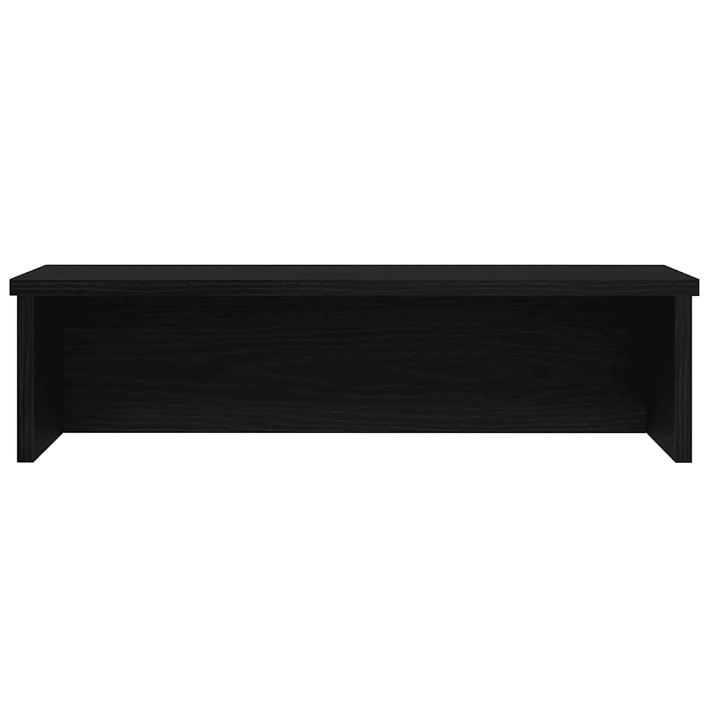 Scaffale da Cucina Impilabile Nera 50x15x16 cm in Truciolato - homemem39