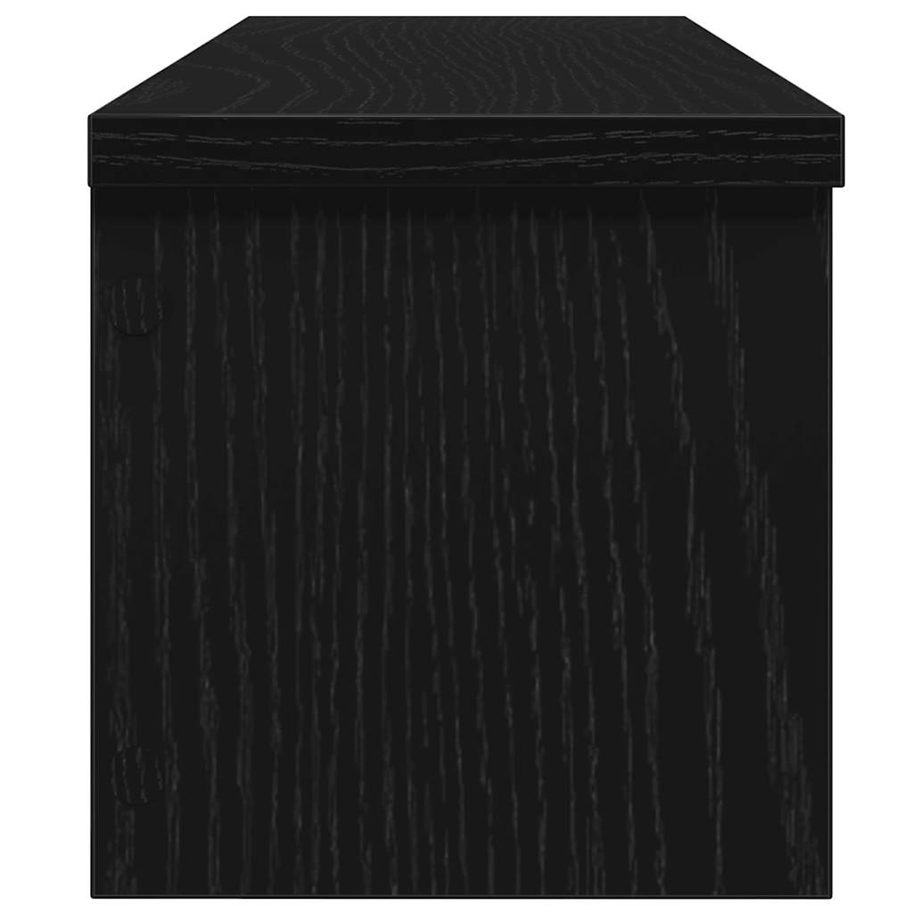 Scaffali da Cucina Impilabili 2 pz Neri 50x15x16 cm - homemem39