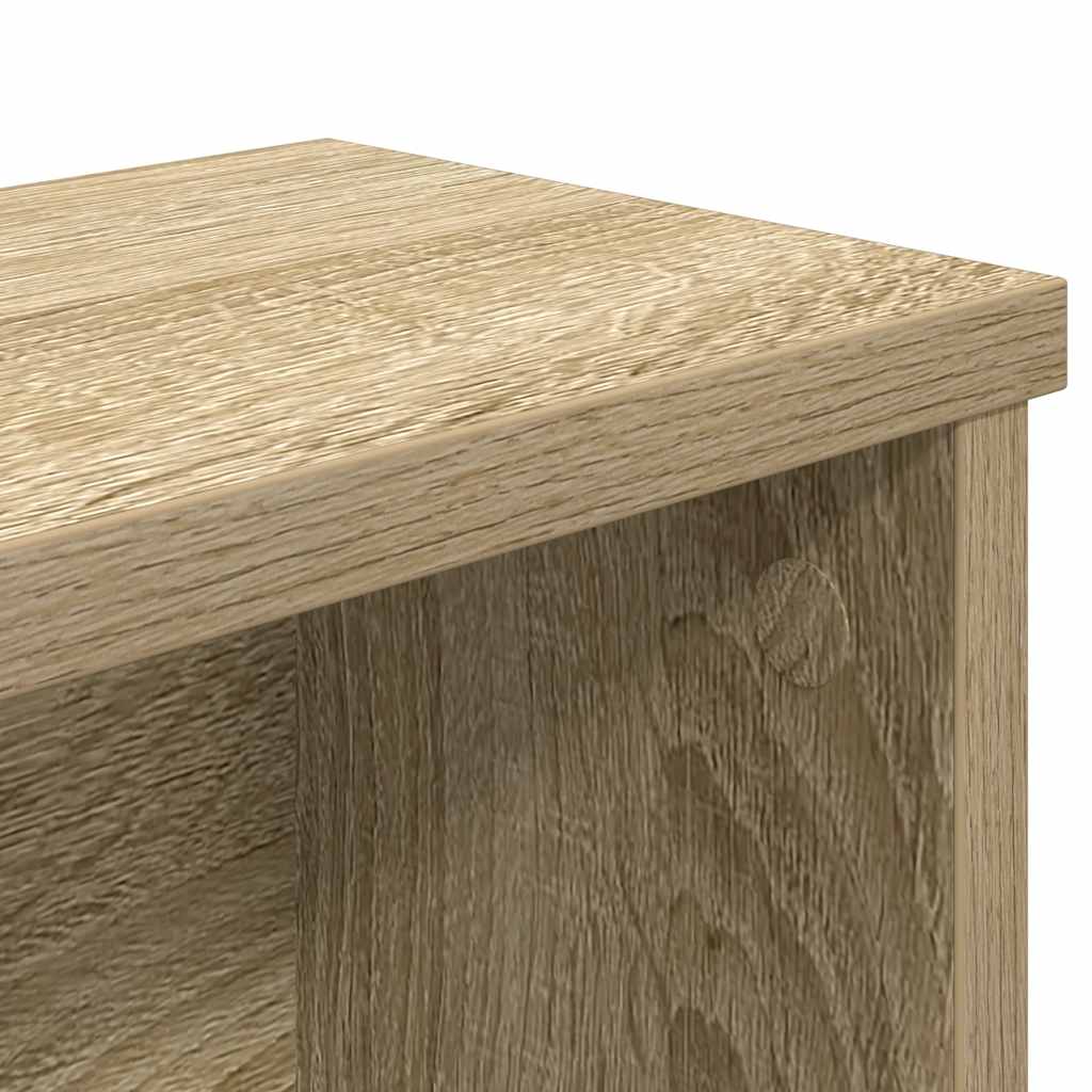 Scaffale da Cucina Impilabile Rovere Sonoma 60x15x16 cm - homemem39