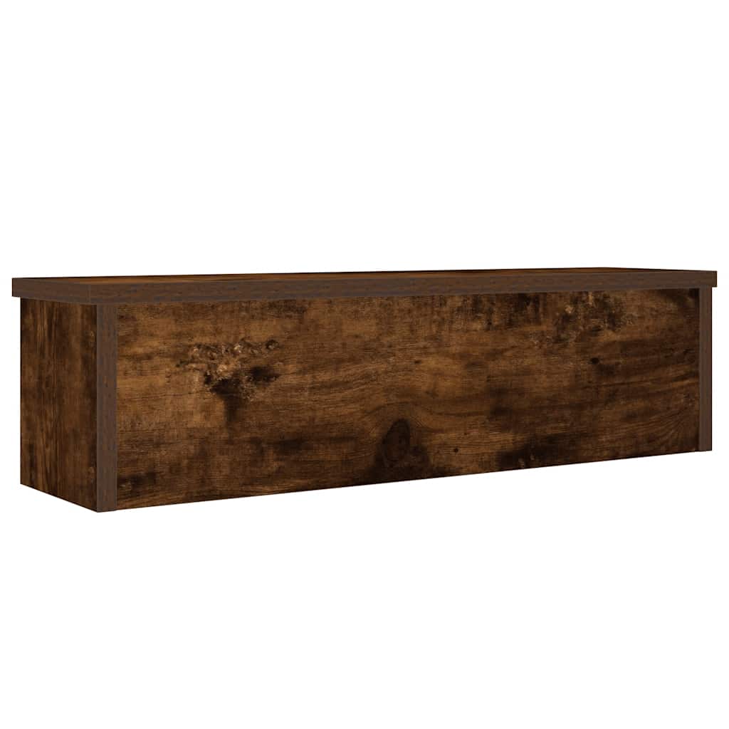 Scaffale da Cucina Impilabile Rovere Fumo 60x15x16 cm - homemem39