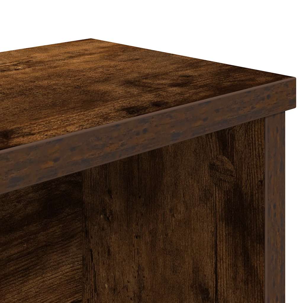 Scaffale da Cucina Impilabile Rovere Fumo 60x15x16 cm - homemem39