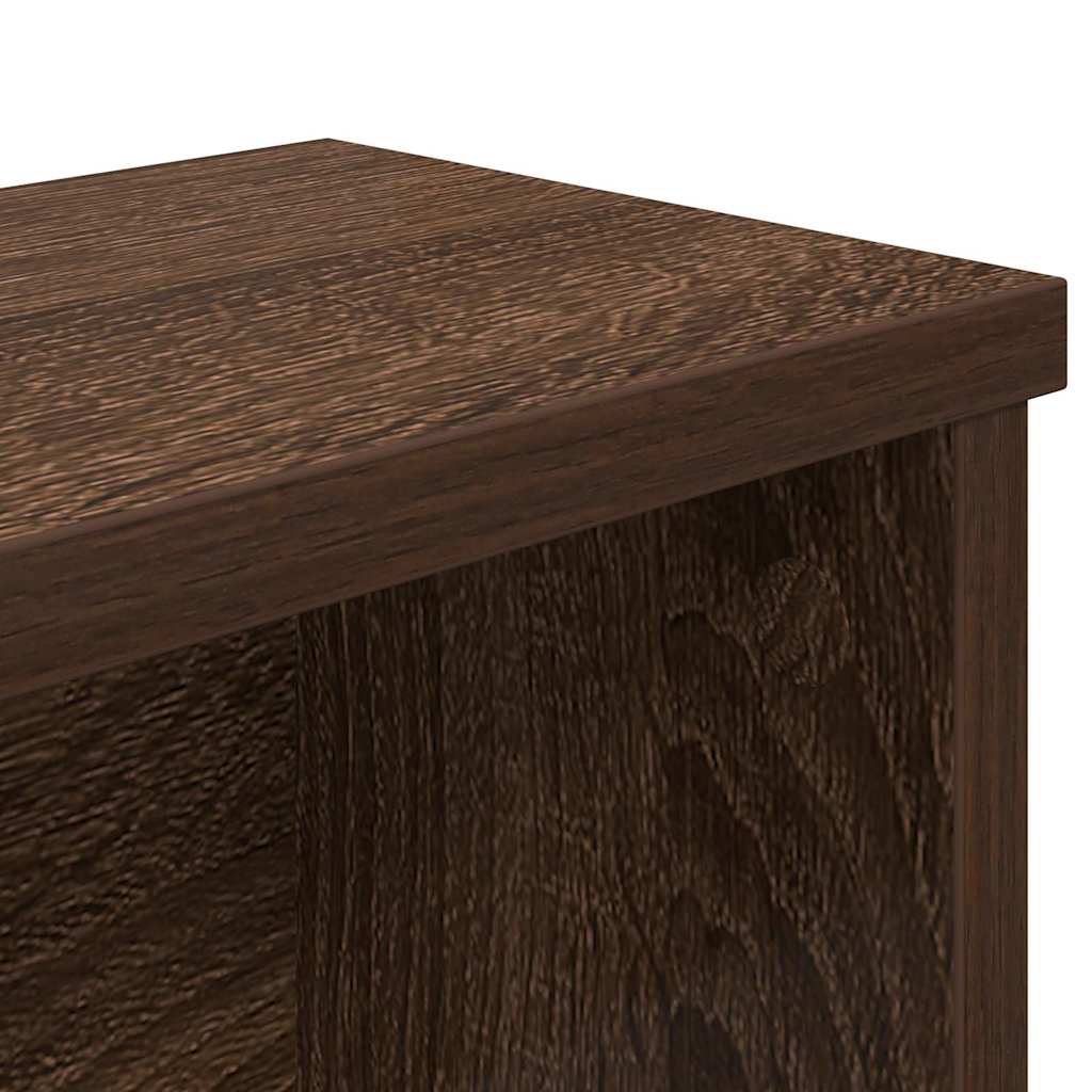 Scaffale da Cucina Impilabile Rovere Marrone 60x15x16 cm - homemem39