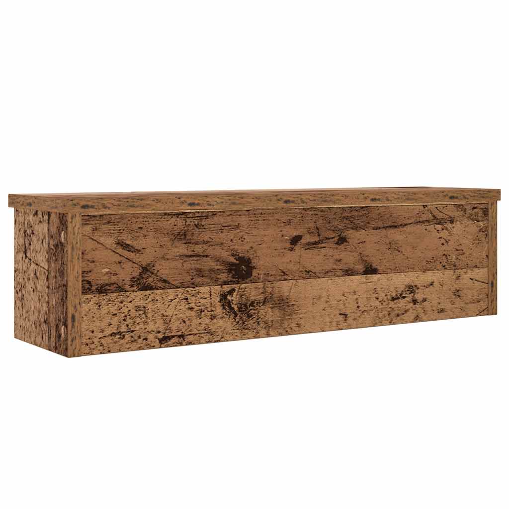 Scaffale da Cucina Impilabile Legno Vecchio 60x15x16 cm - homemem39