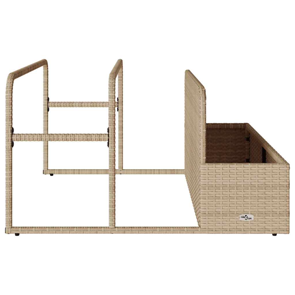 Galleggiante a Bordo Piscina Beige 110x100x57 cm in Polyrattan - homemem39