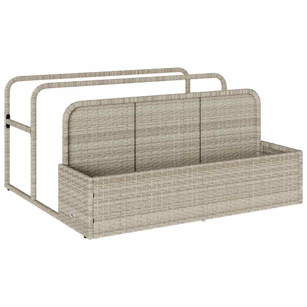 Galleggiante a Bordo Piscina Grigio Chiaro 110x100x57 cm - homemem39