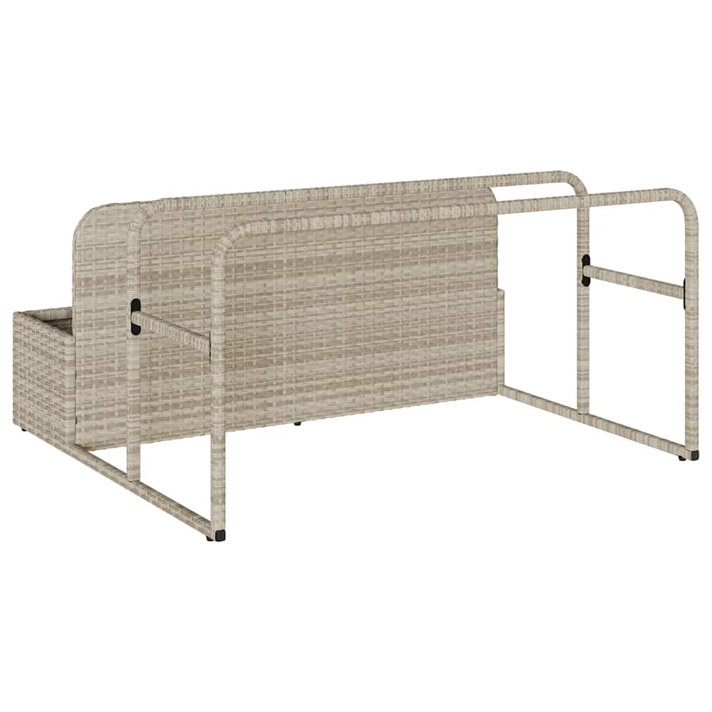Galleggiante a Bordo Piscina Grigio Chiaro 110x100x57 cm - homemem39